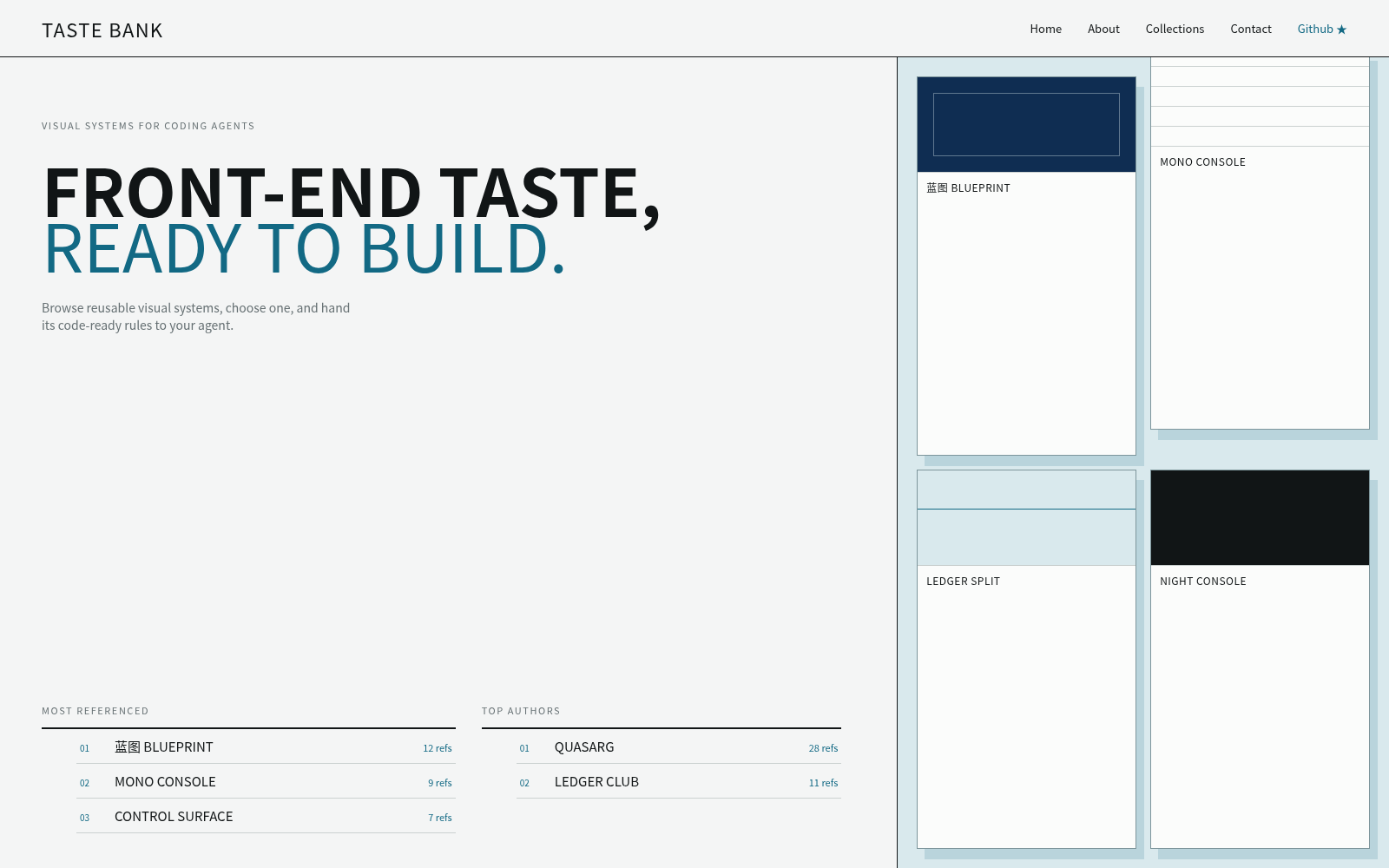Editorial Ledger 编辑台账 style preview